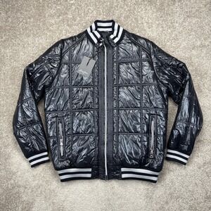 Sean John Black Quilted‎ Bomber Jacket XXL NWT